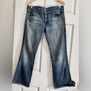 7 For All Mankind Women’s Medium Wash Flare Jeans